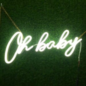 Oh Baby Neon Sign