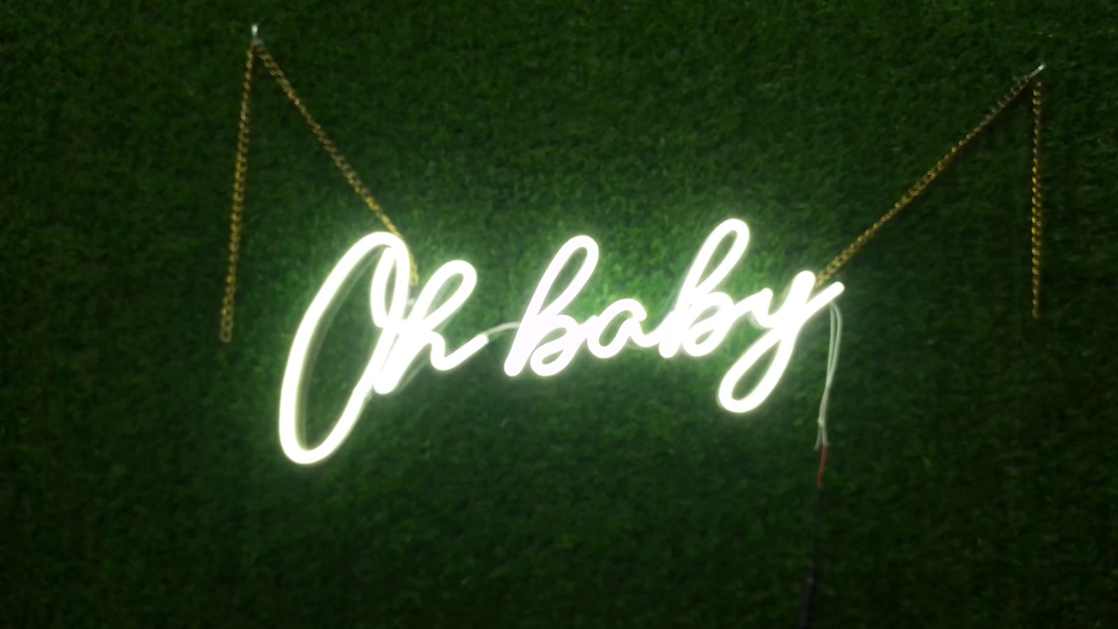 Oh Baby Neon Sign